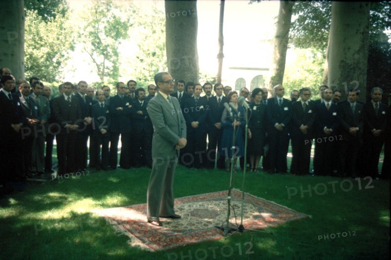 Mohammed Reza Shah Pahlavi en visite officielle