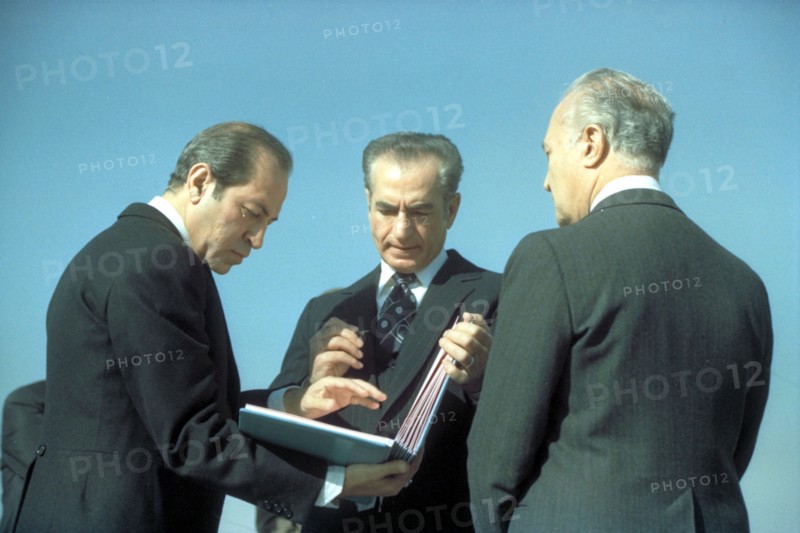 Mohammed Reza Shah Pahlavi en visite officielle