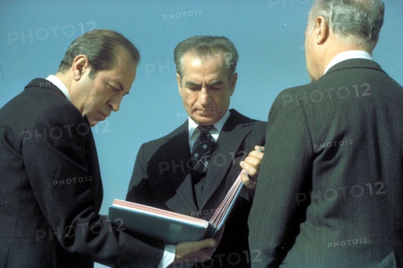 Mohammed Reza Shah Pahlavi en visite officielle