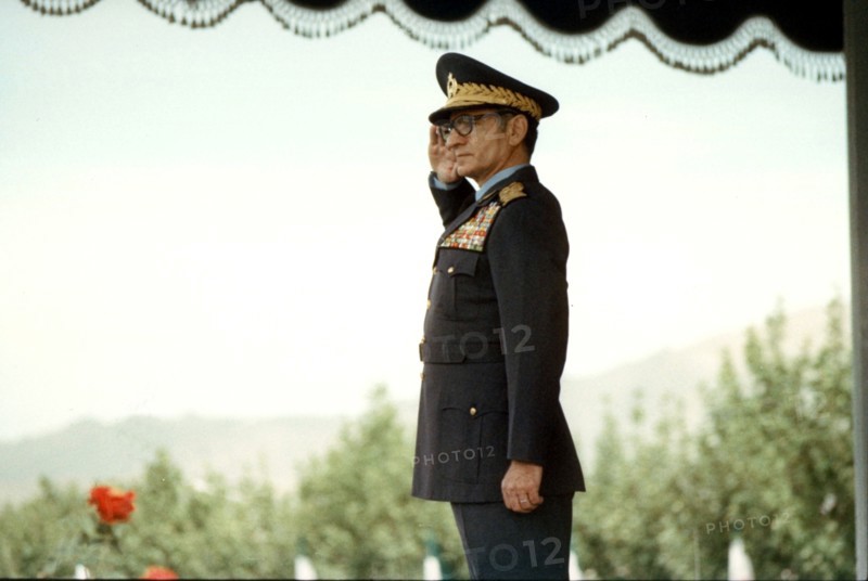 Mohammed Reza Shah Pahlavi en visite officielle