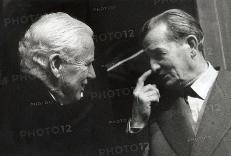 Charles Chaplin and Marcel Pagnol