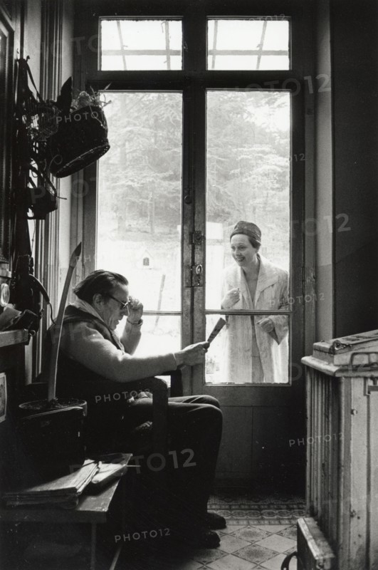 Arletty et Louis-Ferdinand Céline (14 avril 1958)