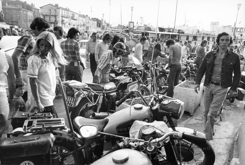 Motorcycle meeting in St-Tropez