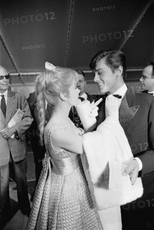 Alain Delon and Estella Blain
