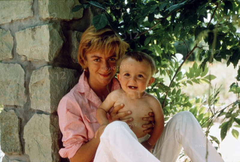 Françoise Sagan et son fils Denis Westhoff
