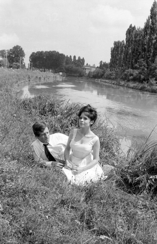 Jean-Paul Belmondo and Pascale Petit