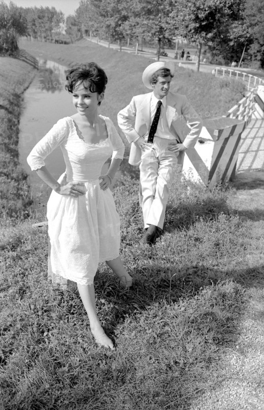 Jean-Paul Belmondo and Pascale Petit