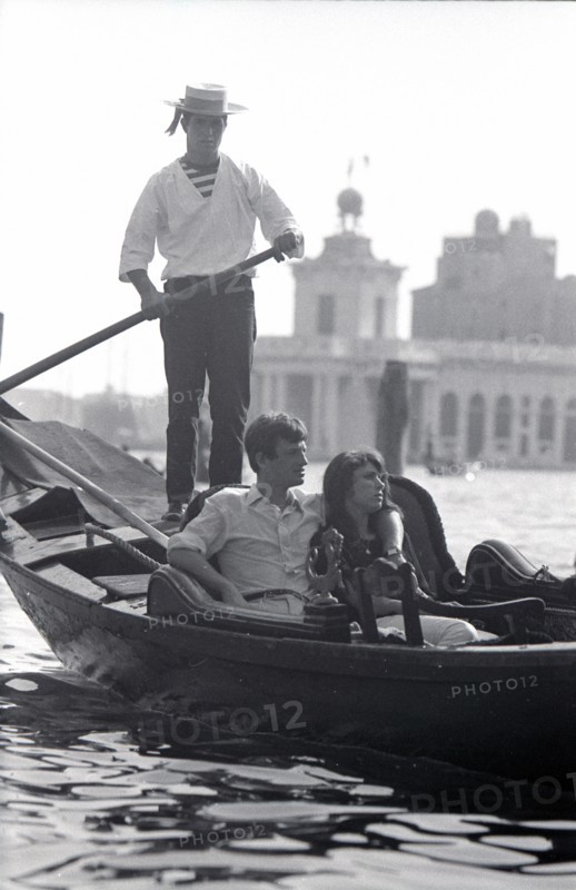 Jean-Paul Belmondo and Elodie Constantin