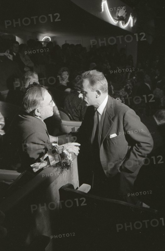 Charles Vanel et Henri-Georges Clouzot (1958)