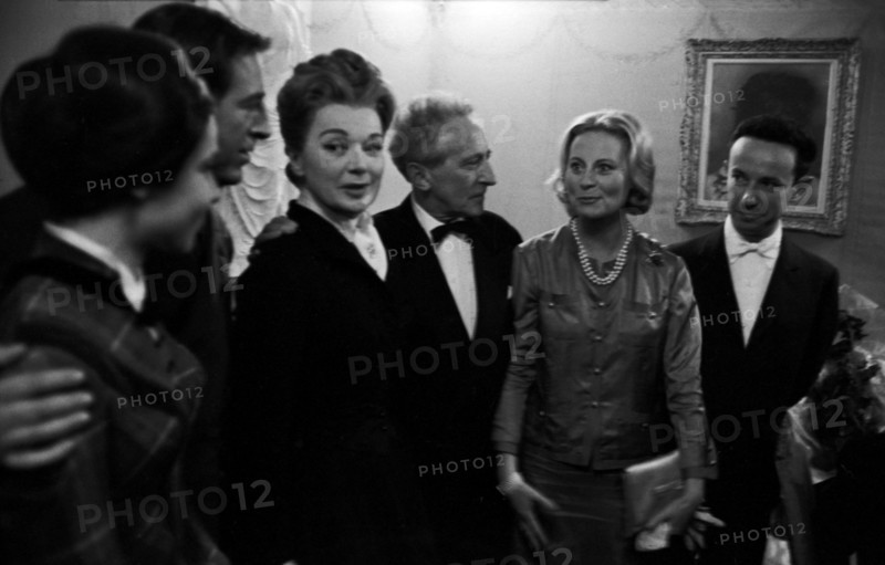 Performance of the play "L'Aigle à deux têtes", 1960
