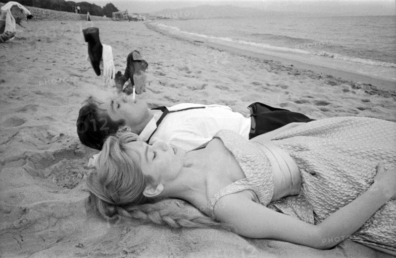 Alain Delon and Estella Blain