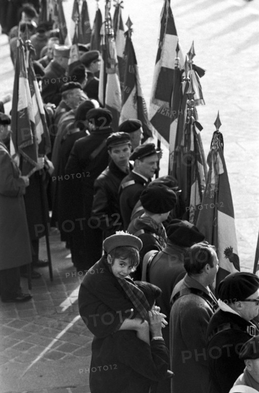 Cérémonie commémorative du 11 novembre 1960