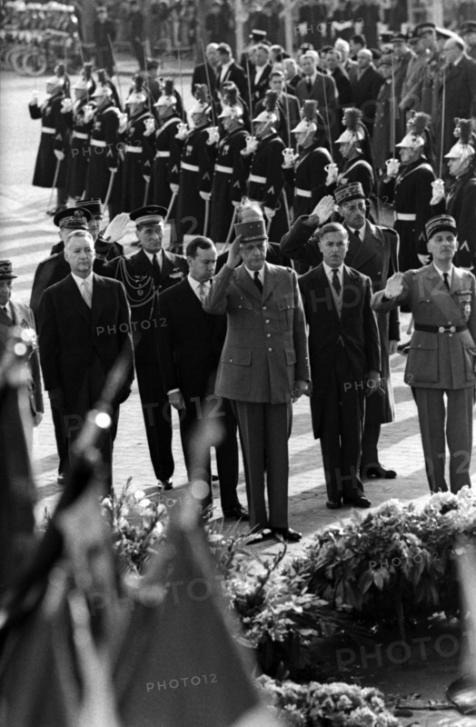 Cérémonie commémorative du 11 novembre 1960