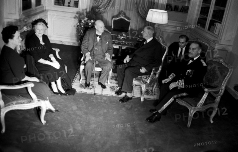Sir Winston Churchill et Charles de Gaulle (23 octobre 1960)