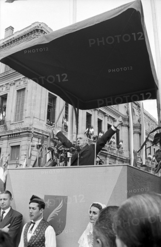 Charles de Gaulle, Nice, 1960