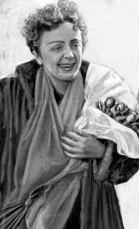 Piaf back from the United States, January 7, 1951