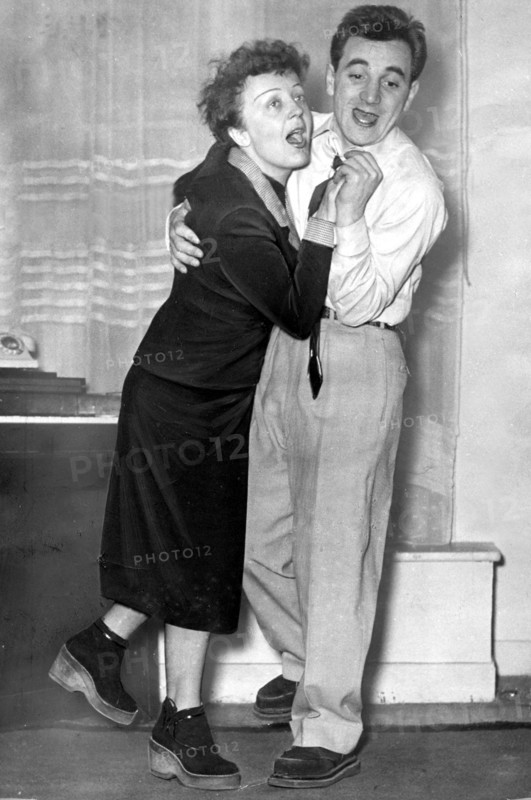 Piaf et Charles Aznavour, 1957