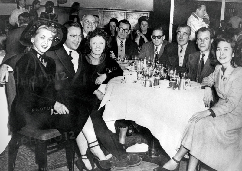 Piaf, Marcel Cerdan et leurs amis au Versailles, à New York, 1948