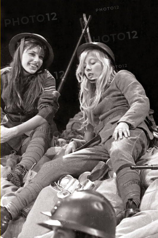 Jane Birkin and Sylvie Vartan
