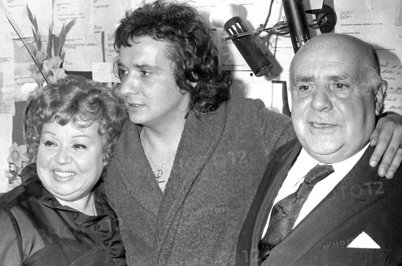 Michel Sardou and his parents