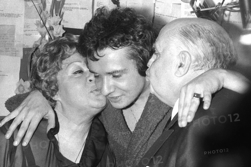 Michel Sardou and his parents