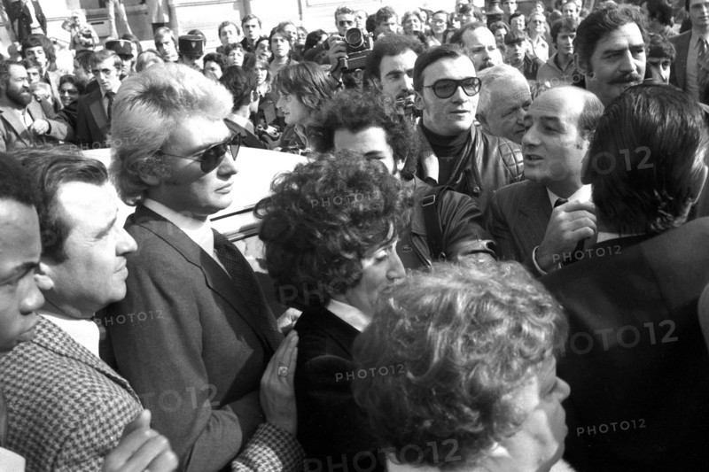 Michel Sardou and Elisabeth Haas get married