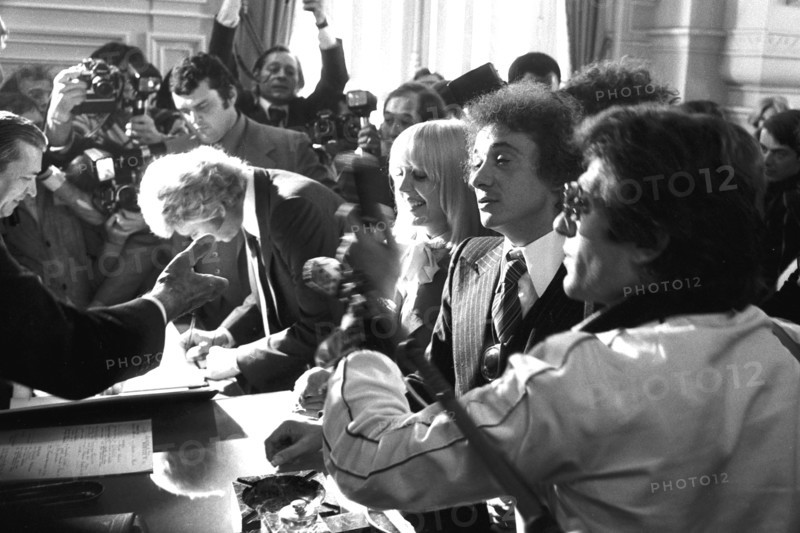 Mariage de Michel Sardou et Elisabeth Haas