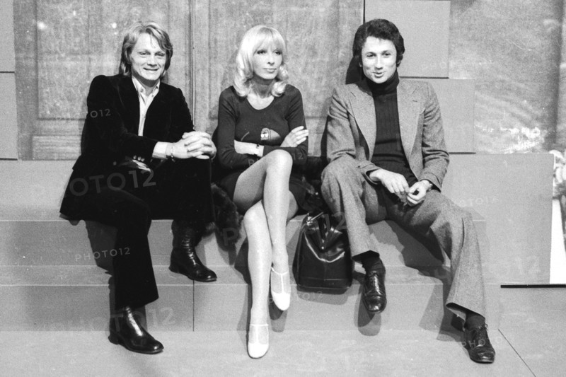 Claude François,Dany Saval and Michel Drucker