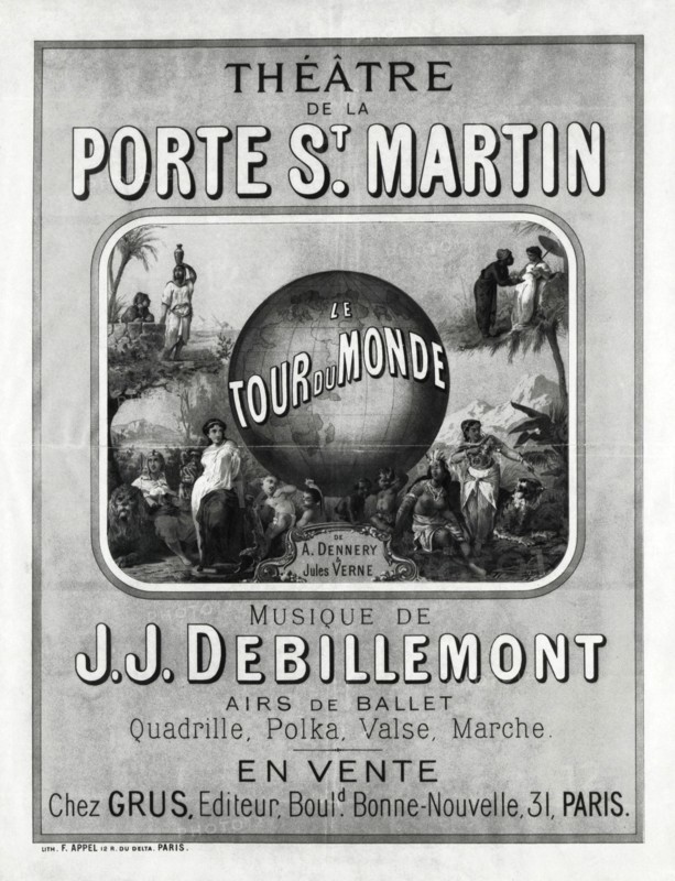 Le tour du monde - Affiche