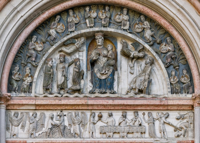 The Baptistery of Parma, Italy