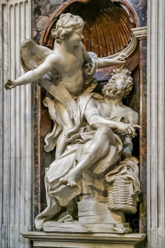 Le Bernin, "Habacuc et l'Ange"