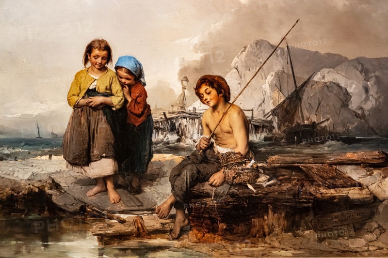 Domenico Induno: "Young Fishermen"