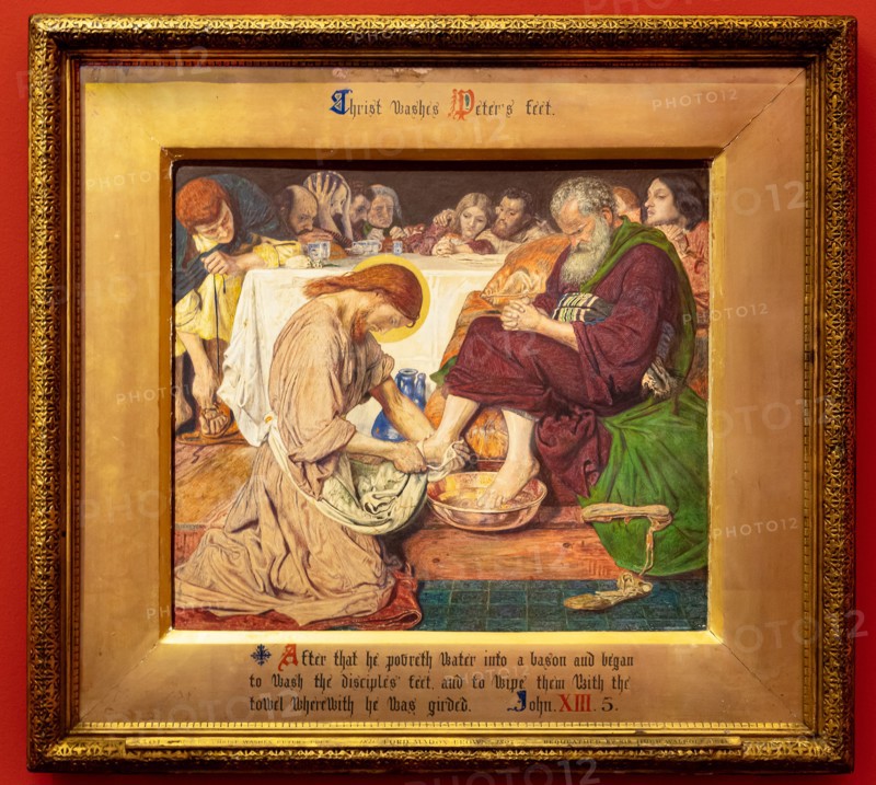 Brown, "Jesus washing Peter's feet"