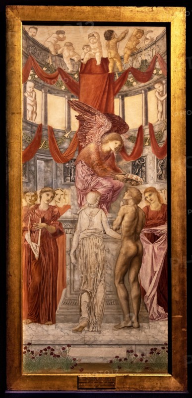 Coley Burne-Jones, "The temple of Love"