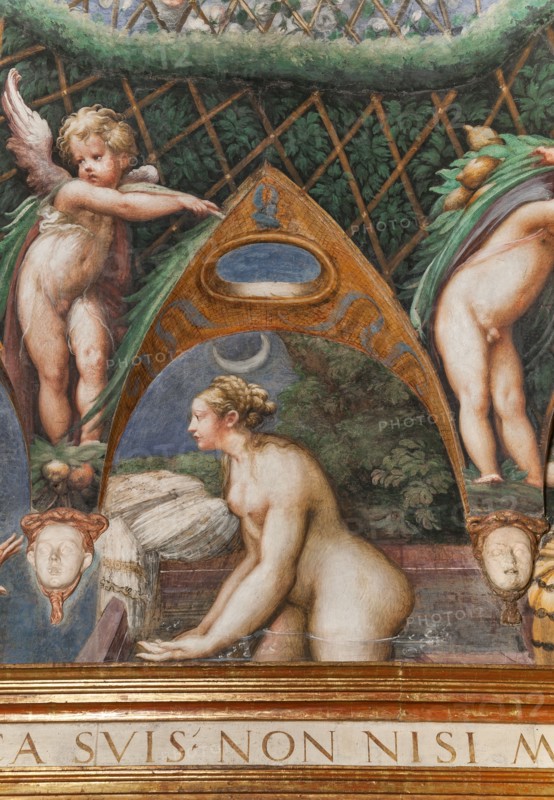 Parme, Fontanellato, Rocca Sanvitale, salle de Diane et Actéon
