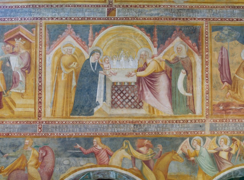 Codigoro, the Pomposa Abbey, interior of the Basilica of Santa Maria