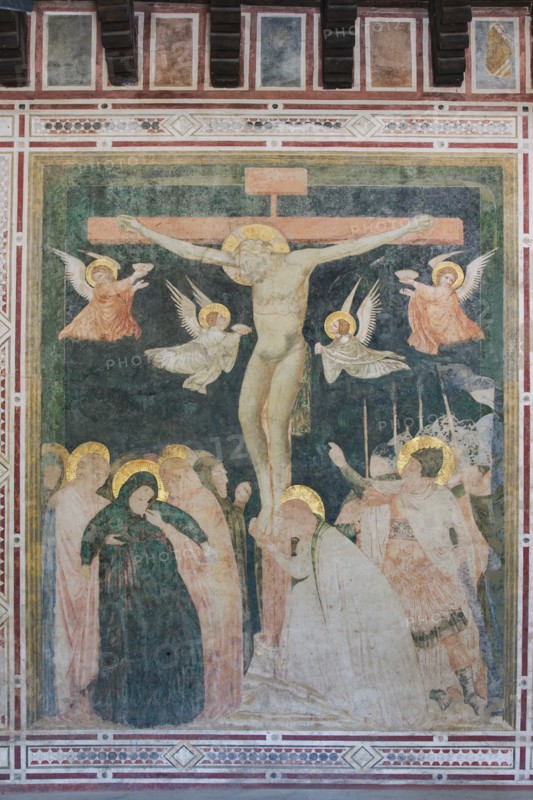 Codigoro, the Pomposa Abbey, interior of the Basilica of Santa Maria