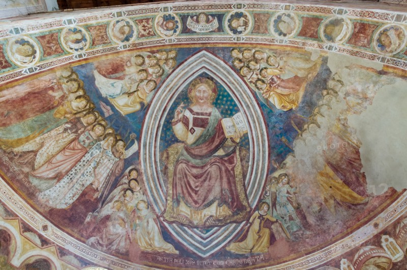 Codigoro, the Pomposa Abbey, interior of the Basilica of Santa Maria
