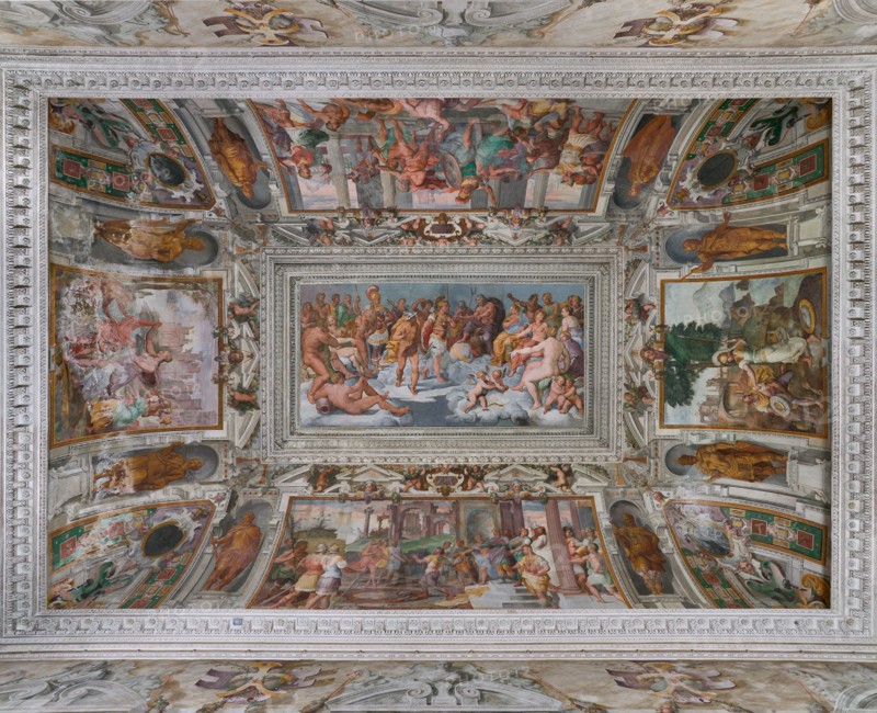 Gênes, Villa delle Peschiere, le hall