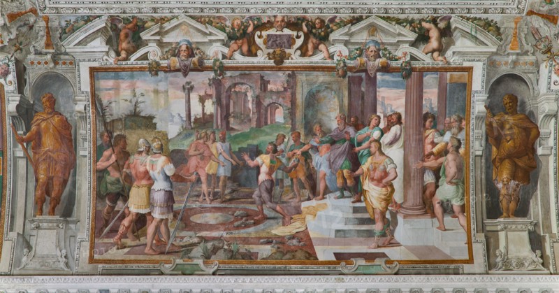 Genoa, Villa Pallavicino delle Peschiere,  the hall