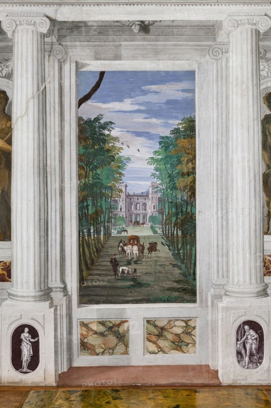 Maser, Villa Barbaro, Bacchus Room, Northern Wall