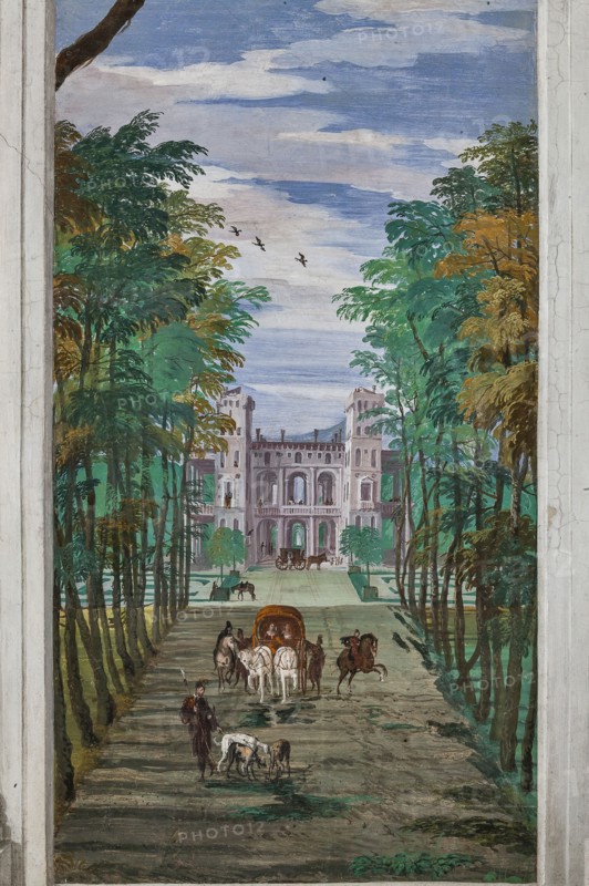 Maser, Villa Barbaro, Bacchus Room, Northern Wall