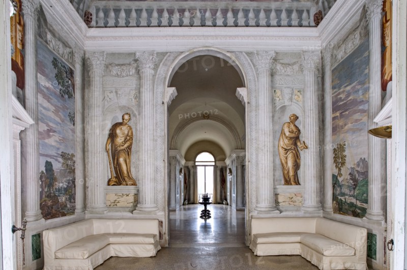 Maser, Villa Barbaro, salle de l'Olympe