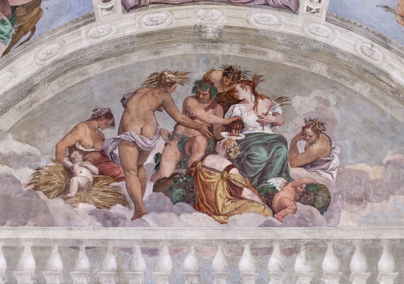 Maser, Villa Barbaro, salle de l'Olympe