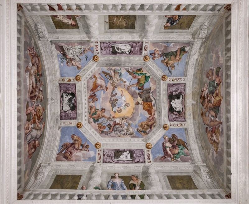 Maser, Villa Barbaro, salle de l'Olympe