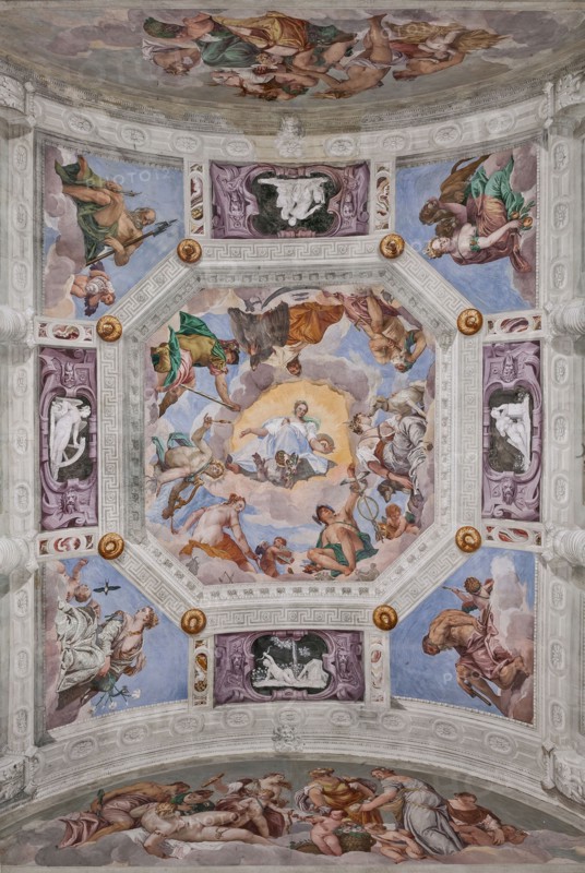 Maser, Villa Barbaro, the Hall of Olympus