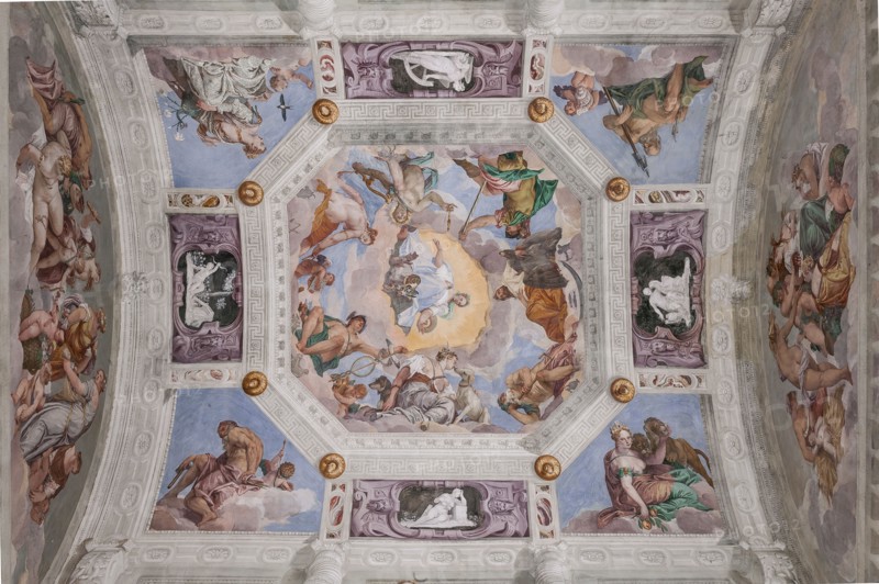 Maser, Villa Barbaro, salle de l'Olympe