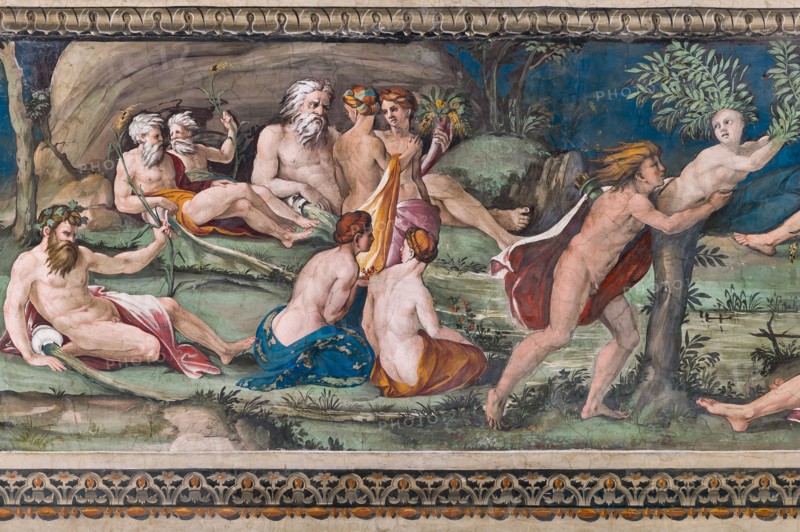 Rome, Villa Farnesina, La Salle des Perspectives