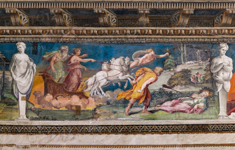 Rome, Villa Farnesina, The Hall of Perspectives