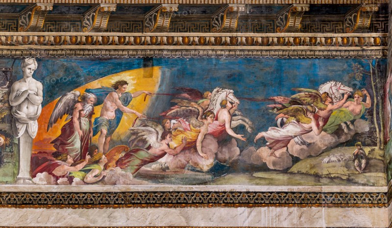 Rome, Villa Farnesina, La Salle des Perspectives